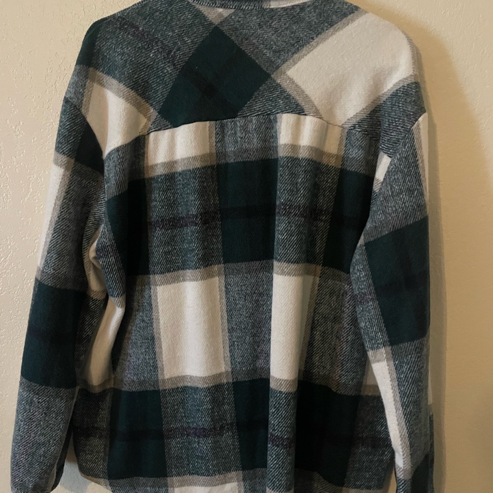 Plaid Button-Up Jacket - image 2